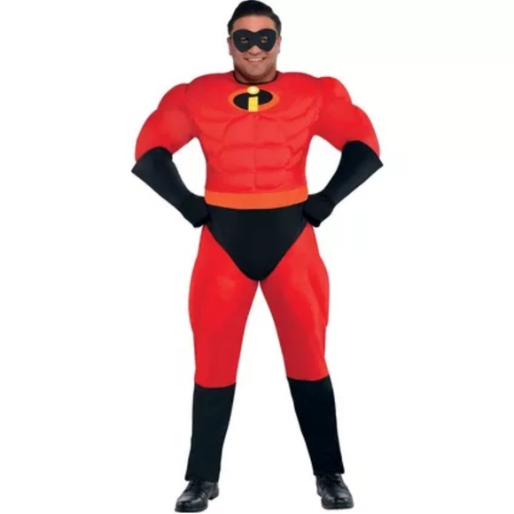 Disney Other - Plus Sz Mens Mr. Incredible Muscle Costume Plus Size 4X - The Incredibles